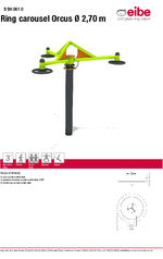 Ring carousel Orcus Ø 2.70m data sheet