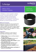 Tuffedge - Heavy Duty Garden Edging data sheet
