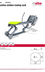 Active-station rowing seat data sheet