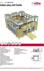 Castle indoor play unit data sheet