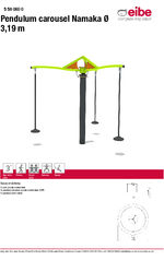 Pendulum carousel Namaka Ø 3,19m data sheet