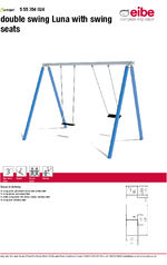 Double swing Luna with swing seats data sheet