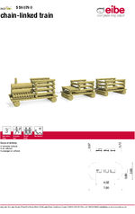 Chain-linked train data sheet
