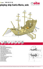 Santa Maria play ship data sheet