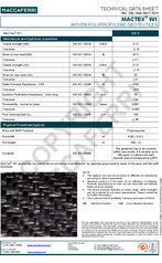 MacTex® W1 022S Technical Data Sheet