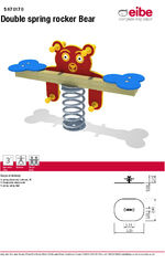 Double spring rocker Bear data sheet