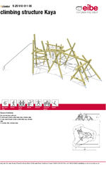Climbing structure Kaya data sheet