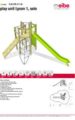 Lycon 1 play unit, solo - 52507501100 data sheet