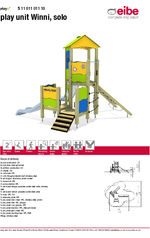 Winni Play Unit, Solo - 51101101110 Datasheet