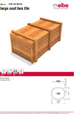 Ole Large seat box - Datasheet