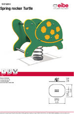 Spring rocker Turtle data sheet