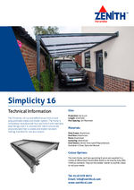 Simplicity 16 Polycarbonate Canopies