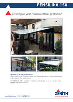 Pensilina 150 outdoor canopy