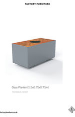 OSSO planters 1.5x0.75x0.75 data sheet