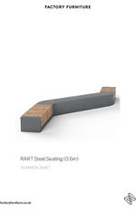 RAKT steel seating data sheet