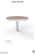 Tree table data sheet