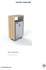 Bloc wood bin data sheet