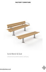 SCROLL bench and seat operation & maintenance manual