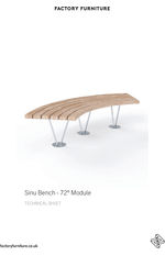 SINU bench 72 degree data sheet