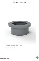 TOPHAT planter 2.4 x 1.0 data sheet