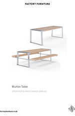 MURTON picnic table operation & maintenance manual