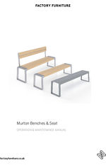 Murton benches and seat operation & maintenance manual