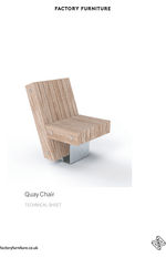 QUAY chair data sheet