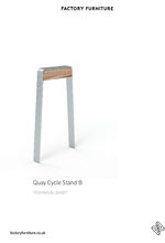 QUAY cycle stand B data sheet
