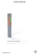 WATER RESCUE cabinet data sheet