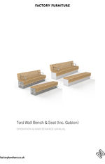 Tord wall bench and seat (inc. gabion) operation & maintenance manual