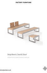 SKOP bench, seat and stool operation & maintenance manual