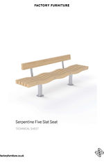 SERPENTINE five slat seat data sheet