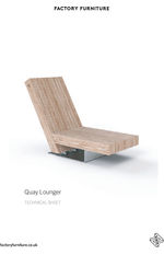 QUAY lounger data sheet