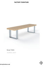 QUAY table data sheet