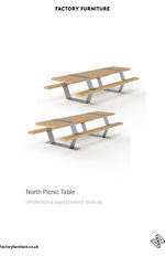 NORTH picnic table operation & maintenance manual