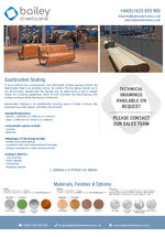 Saarbrucken Seating data sheet