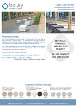 Westminster Cube data sheet