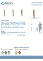 Protect Bollard data sheet