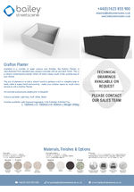 Grafton Planter data sheet
