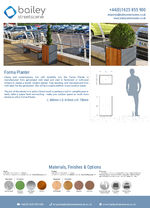 Forma Planter data sheet