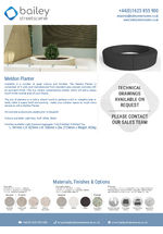 Meldon Planter data sheet
