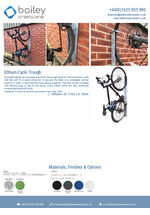 Eltham Cycle Trough data sheet