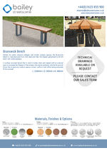 Brunswich Bench data sheet