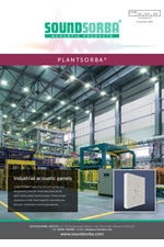 Plantsorba industrial acoustic panels