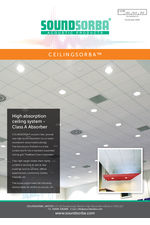 Ceilingsorba suspended acoustic tiles