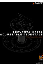 Preventa metal adjustable pedestals data sheet