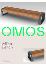 V49 Hardwood bench - Data Sheet