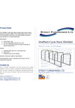 Sheffield Cycle Rack data sheet