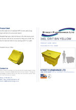 Grit Bins - Datasheet
