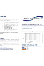 Vista guardrail - Datasheet